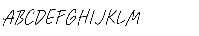 Fine Checklist Light Font UPPERCASE