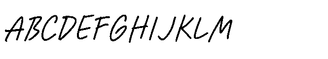Fine Checklist Regular Font UPPERCASE