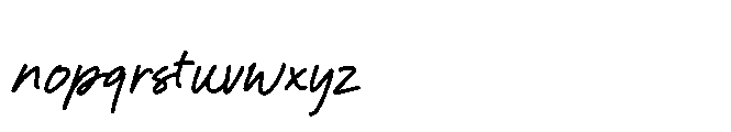Fine Checklist Regular Font LOWERCASE