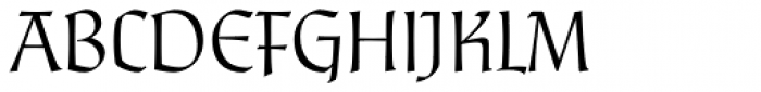 Fine Gothic Light Font UPPERCASE