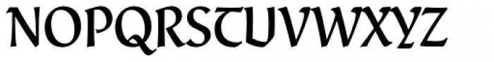 Fine Gothic Medium Font UPPERCASE