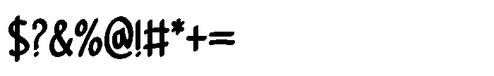Fine Pair Font OTHER CHARS