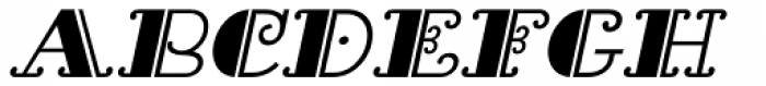 Fine and Dandy Oblique JNL Font LOWERCASE