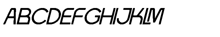 Fingard Italic Font UPPERCASE