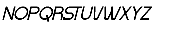 Fingard Italic Font UPPERCASE