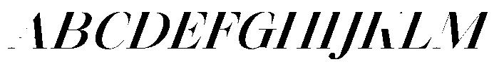 Finico Bold Italic Font UPPERCASE