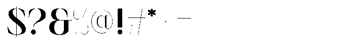 Finico Bold Font OTHER CHARS