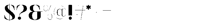 Finico Extra Bold Font OTHER CHARS