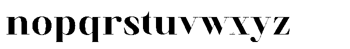 Finico Extra Bold Font LOWERCASE