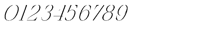 Finico Extra Light Italic Font OTHER CHARS
