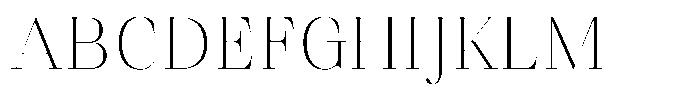 Finico Extra Light Font UPPERCASE