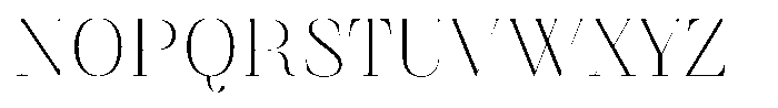 Finico Extra Light Font UPPERCASE