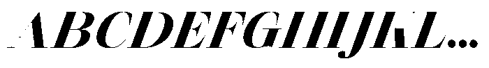 Finico Heavy Italic Font UPPERCASE
