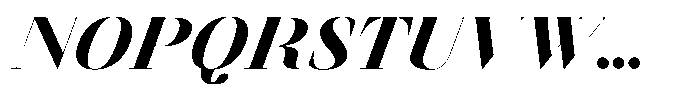 Finico Heavy Italic Font UPPERCASE