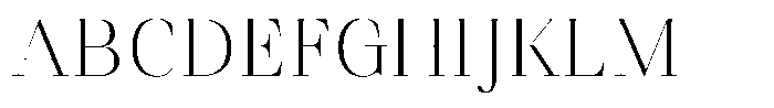 Finico Light Font UPPERCASE