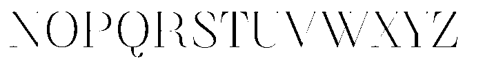 Finico Light Font UPPERCASE