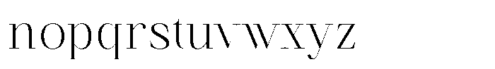 Finico Light Font LOWERCASE