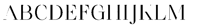 Finico Medium Font UPPERCASE