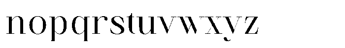 Finico Medium Font LOWERCASE