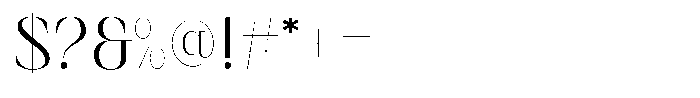Finico Regular Font OTHER CHARS