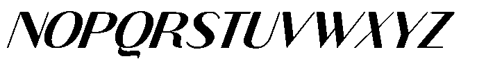 Finico Sans Extra Bold Italic Font UPPERCASE