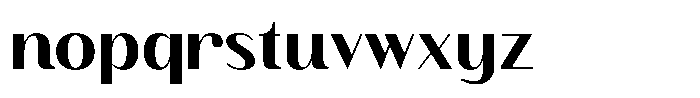 Finico Sans Extra Bold Font LOWERCASE