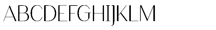 Finico Sans Light Font UPPERCASE