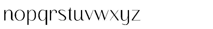 Finico Sans Light Font LOWERCASE