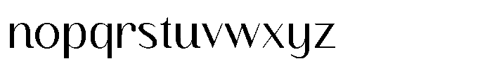 Finico Sans Medium Font LOWERCASE