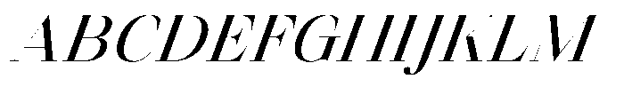 Finico Semi Bold Italic Font UPPERCASE