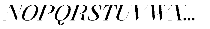 Finico Semi Bold Italic Font UPPERCASE