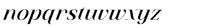 Finico Semi Bold Italic Font LOWERCASE