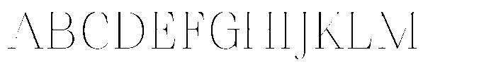 Finico Thin Font UPPERCASE