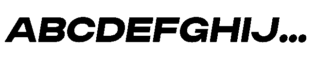 Finlado Black Oblique Font UPPERCASE