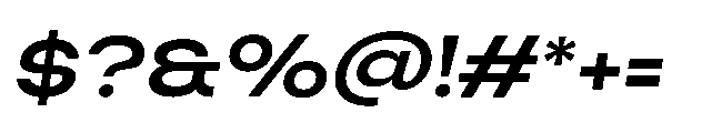 Finlado Bold Oblique Font OTHER CHARS