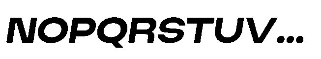 Finlado Extra Bold Oblique Font UPPERCASE