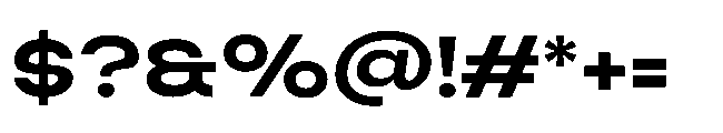 Finlado Extra Bold Font OTHER CHARS