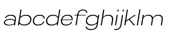 Finlado Extra Light Oblique FONT