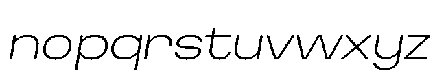 Finlado Extra Light Oblique Font LOWERCASE