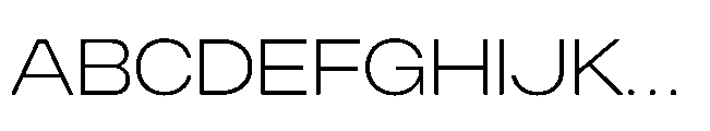Finlado Extra Light Font UPPERCASE