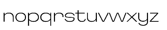 Finlado Extra Light Font LOWERCASE