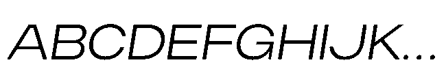 Finlado Light Oblique Font UPPERCASE