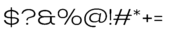 Finlado Light Font OTHER CHARS