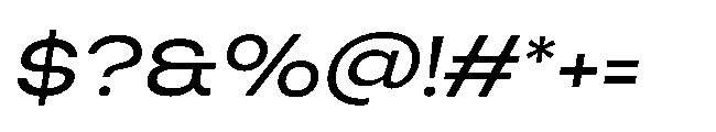 Finlado Medium Oblique Font OTHER CHARS