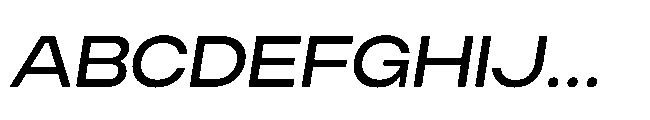 Finlado Medium Oblique Font UPPERCASE