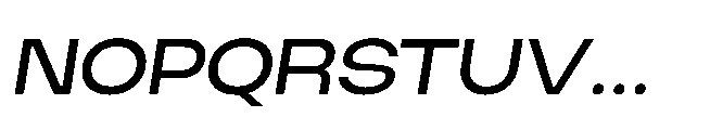 Finlado Medium Oblique Font UPPERCASE