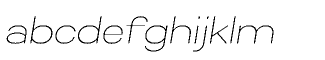Finlado Thin Oblique FONT