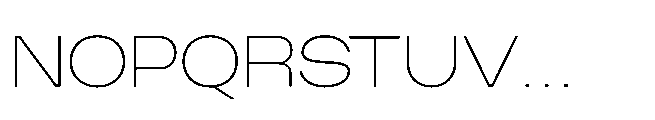 Finlado Thin Font UPPERCASE