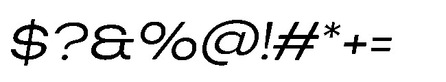 Finlado Variable Oblique Font OTHER CHARS
