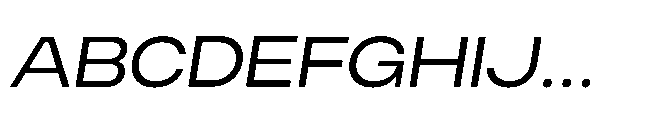 Finlado Variable Oblique Font UPPERCASE